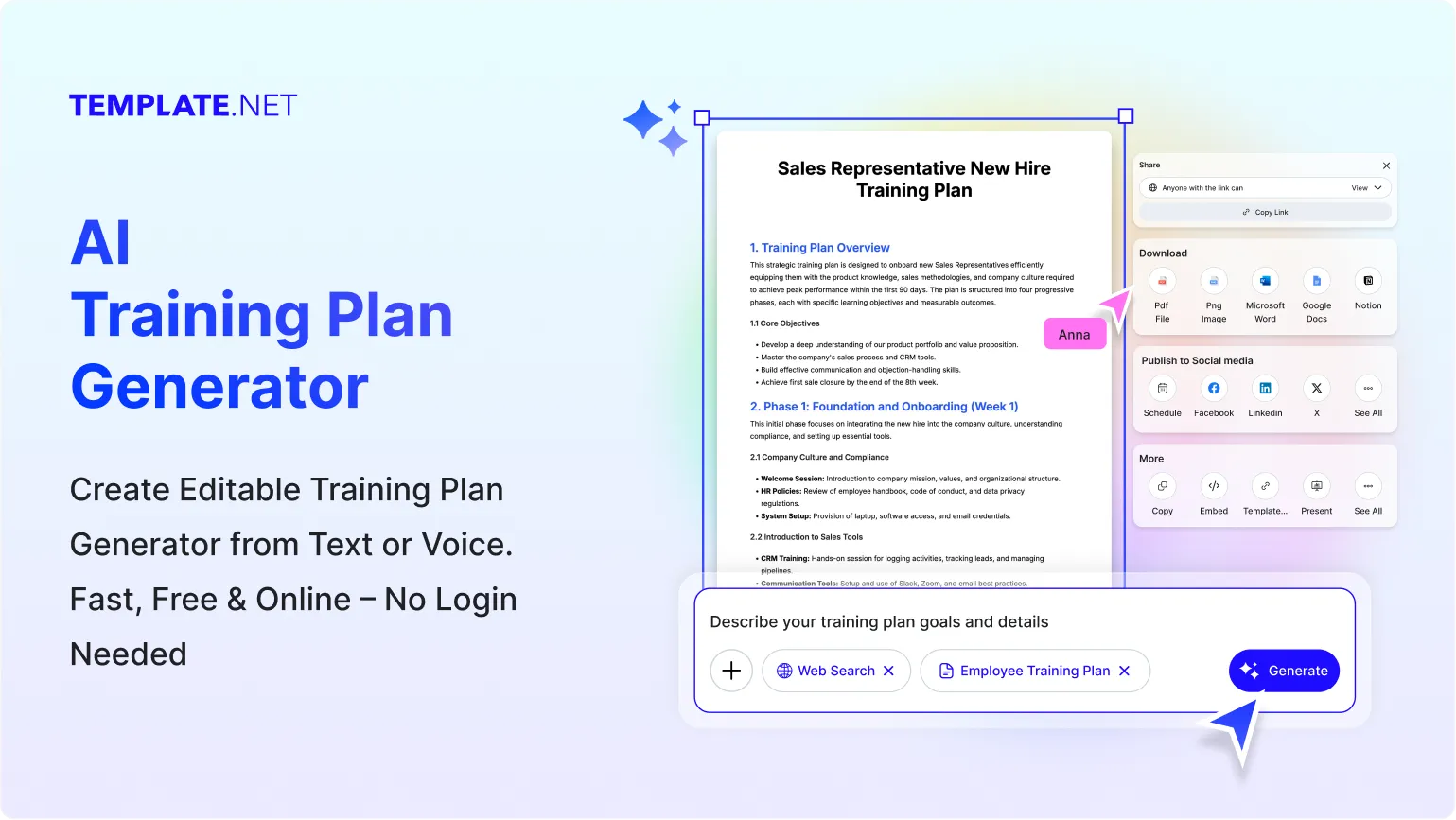 Free AI Training Plan Generator, AI Training Plans Maker Online [ No Signup ]